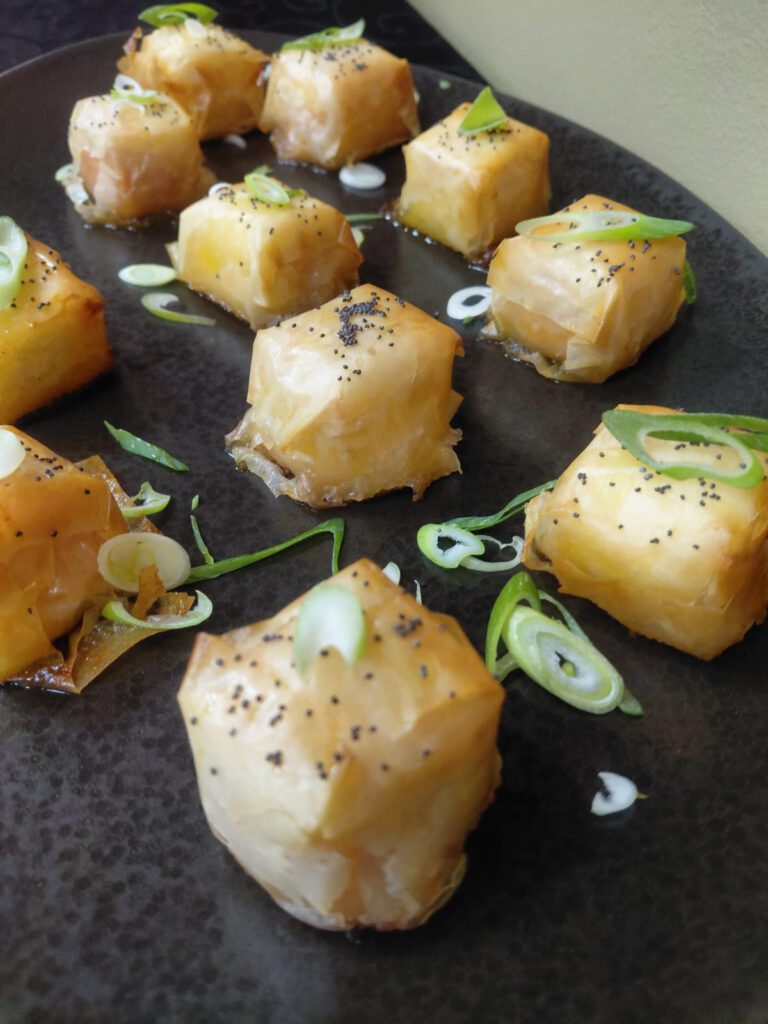 Feta & Cranberry Phyllo Bites